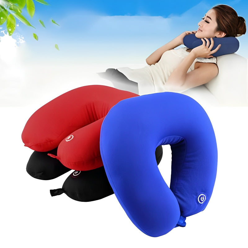 Experience unparalleled comfort with our Ultimate Lightweight U-Shaped Electric Neck Massager Cushion.