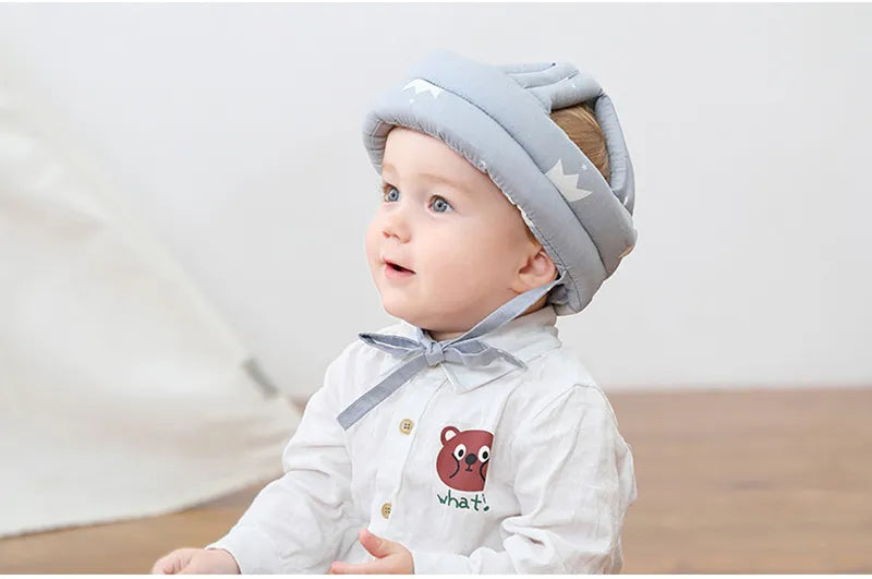 Infant Head Protection Gear for Crawling – Baby Safety Helmet for Walking (Random Color/Design)