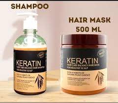 Includes Keratin Hair Mask, Keratin Shampoo, and Keratin Hair Serum - Pack of 3 Items