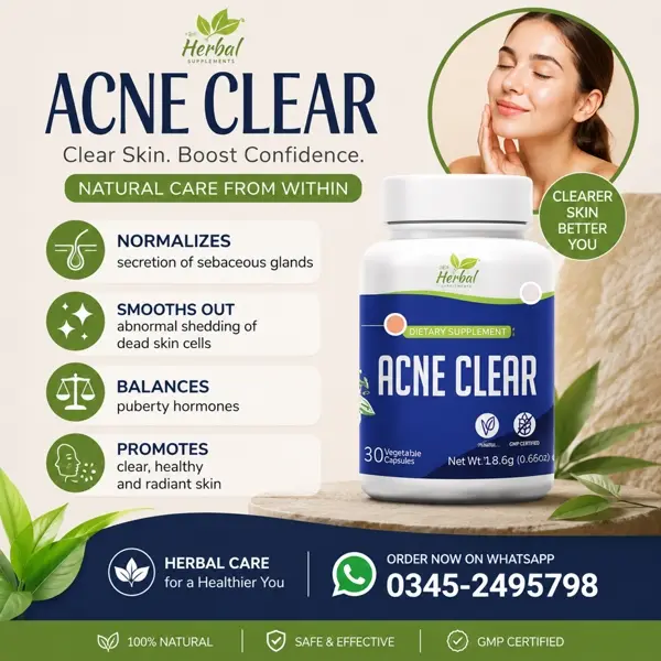Acne Clear Capsules in Pakistan Acne Clear Capsules in Pakistan