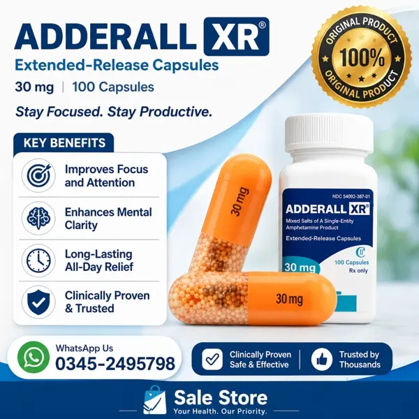 Adderall XR Tablets in Pakistan