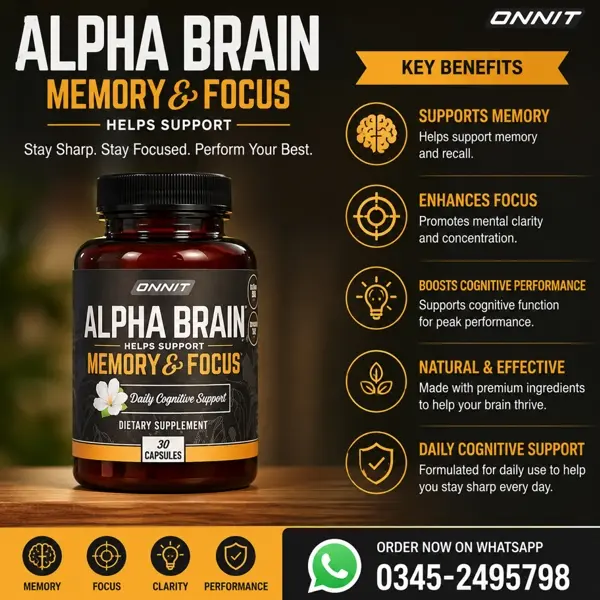 Alpha Brain Memory And Focus in Pakistan