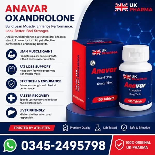 Anavar Oxandrolone 10 Mg Tablet in Pakistan