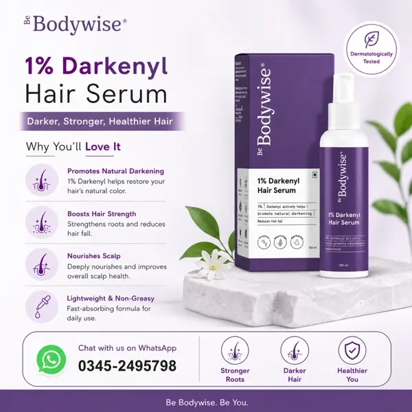 Be Bodywise 1% Darkenyl Hair Serum in Pakistan