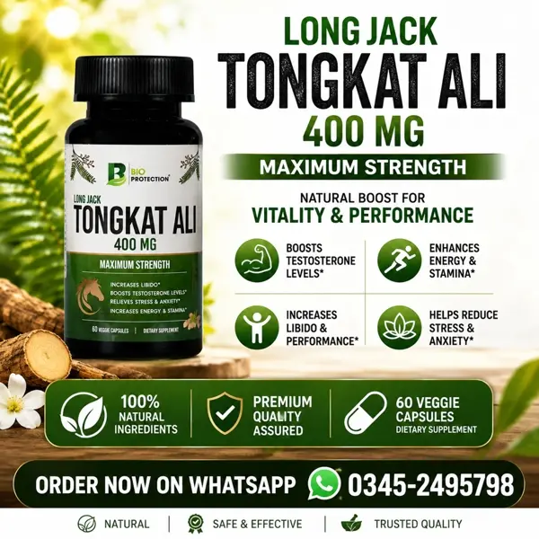 Bio Protection Tongkat Ali 400 Mg Capsules in Pakistan