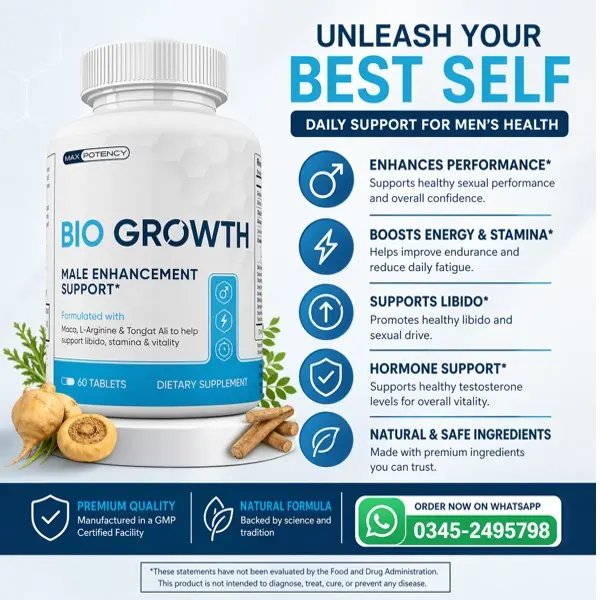 Biogrowth Male Enhancement Pills in Pakistan