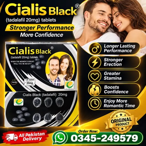 Cialis Black 20 MG Tablets in Pakistan