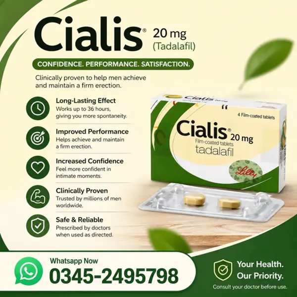 Cialis Tablets 20mg in Pakistan