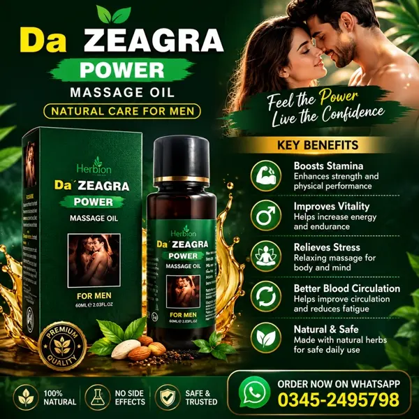 Da Zeagra Penis Enlargement Oil in Pakistan