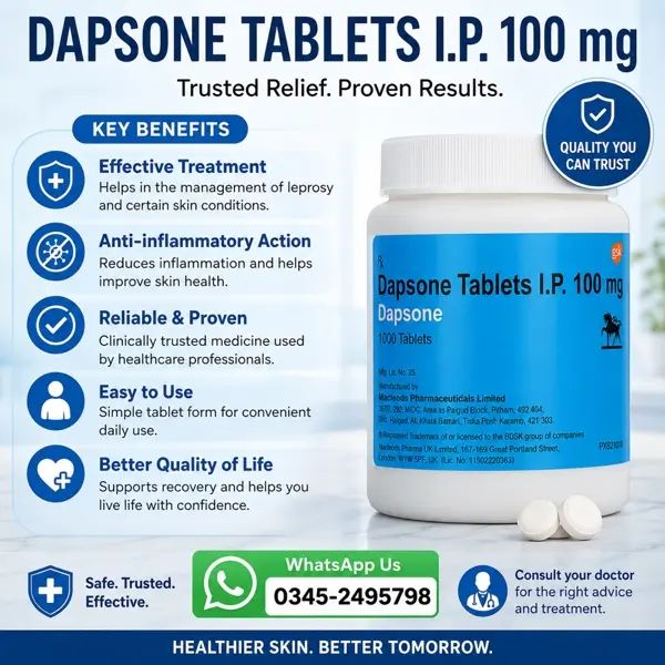 Dapsone Tablets in Pakistan