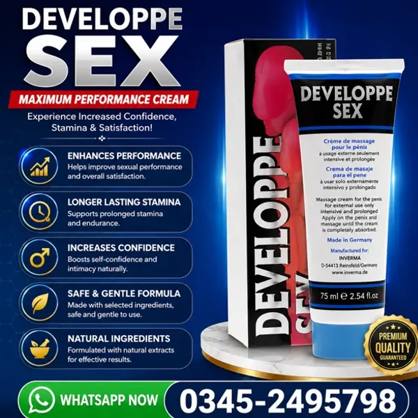 Developpe Sex Cream in Pakistan