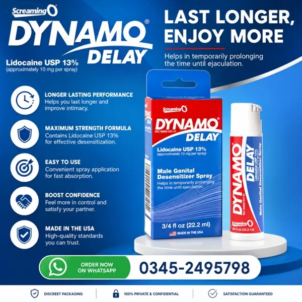 Dynamo Delay Spray in Pakistan