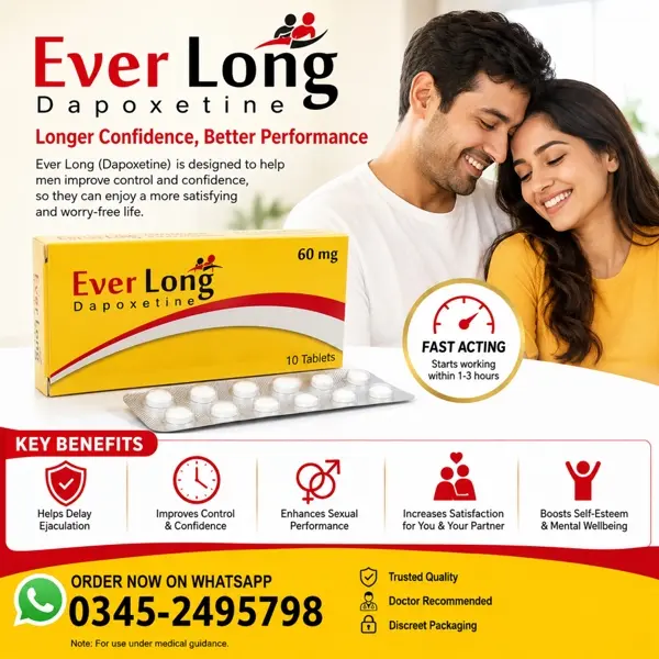 Everlong 60mg Tablets in Pakistan