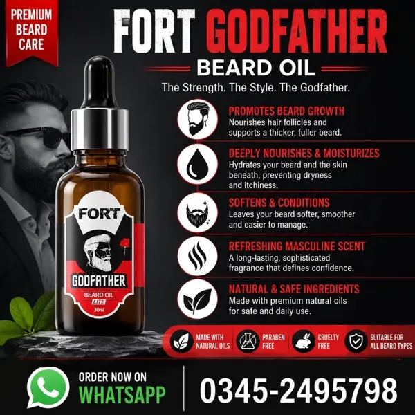 FORT Beard Growth Oil in Pakistan