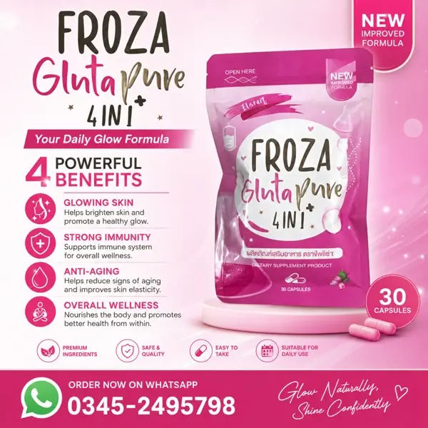 Froza Gluta Pure 4 In 1 Capsule in Pakistan
