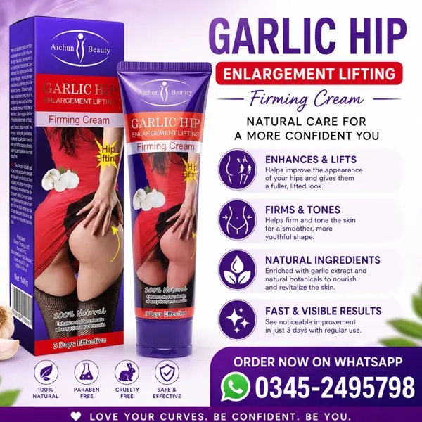 Garlic Hip Enlargement Oil in Pakistan