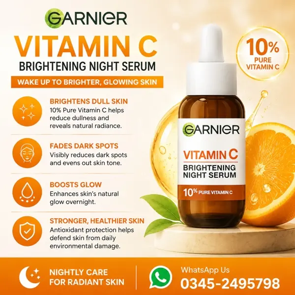 Garnier Vitamin C Brightening Night Serum in Pakistan