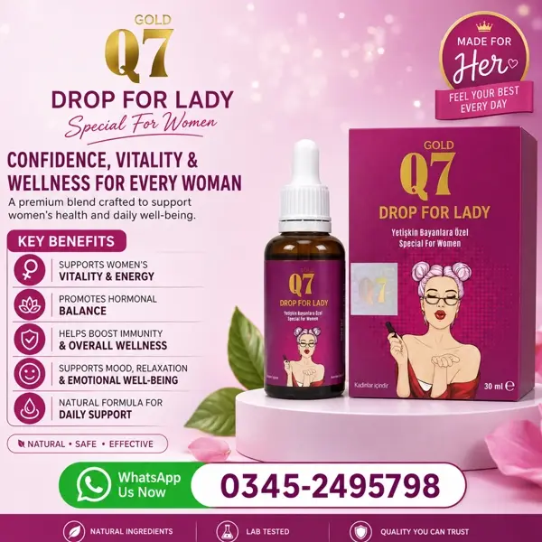Gold Q7 Drops For Lady in Pakistan