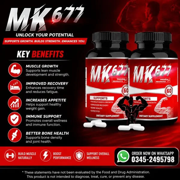 Ibutamoren MK-677 Capsules in Pakistan