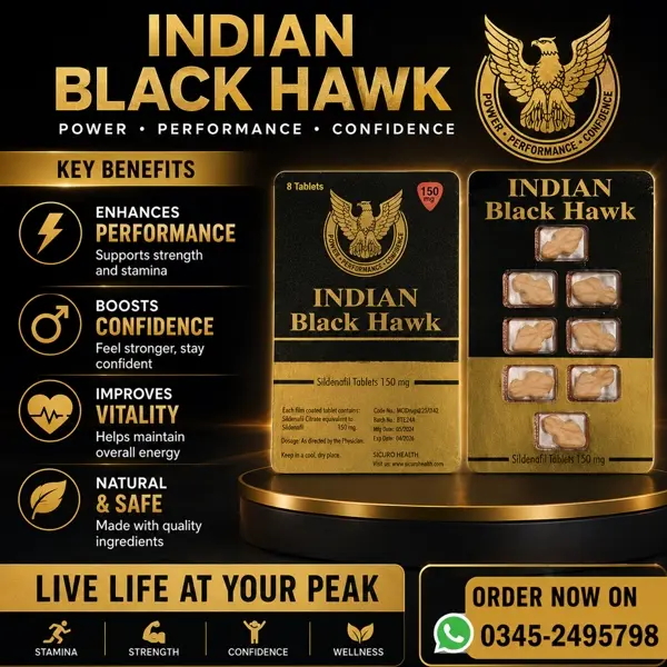 Indian Black Hawk Tablets in Pakistan