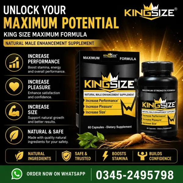 King Size Male Enhancement Capsules in Pakistan