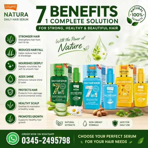Lolane Natura Daily Hair Serum in Pakistan