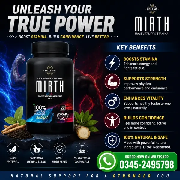 Mirth Male Stamina Capsules in Pakistan