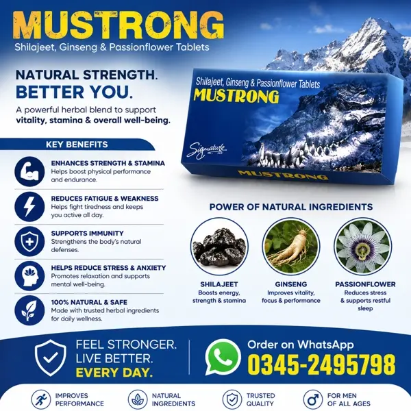 Mustrong Tablets in Pakistan
