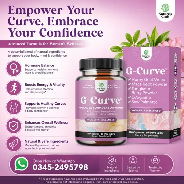 Nature’s Craft G-Curve Capsules in Pakistan
