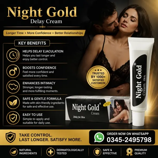 Night Gold Delay Cream in Pakistan