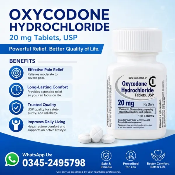 Oxycodone Tablets in Pakistan