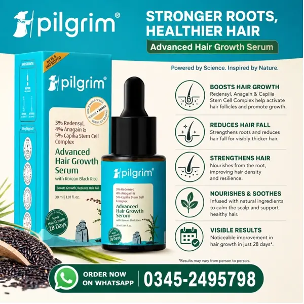 Pilgrim Advanced Hair Growth Serum in Pakistan