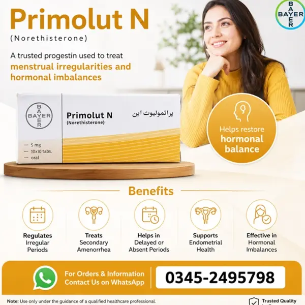 Primolut N Tablet Norethisterone in Pakistan