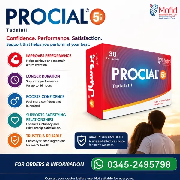 Procial 5mg Tablets in Pakistan