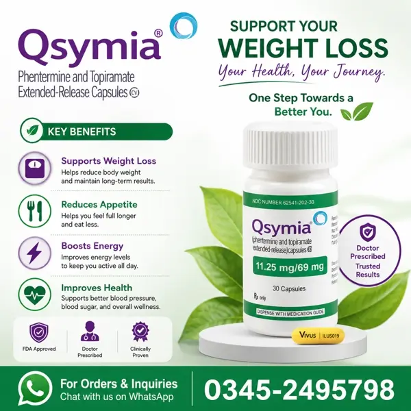 Qsymia 11.25 Mg/69 Mg Capsules in Pakistan