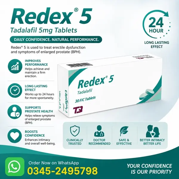 Redex 5 MG Tablets in Pakistan