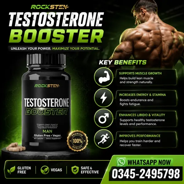 RockSten Testosterone Booster Capsules in Pakistan