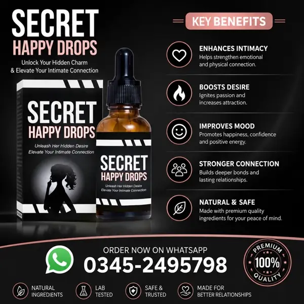 Secret Happy Drops for Women In Pakistan