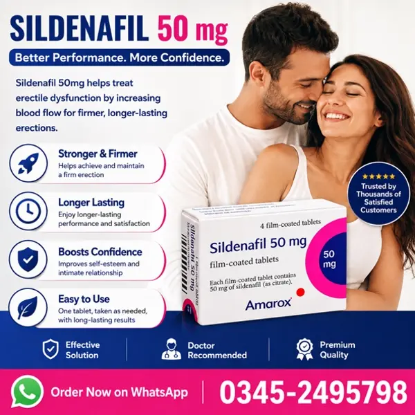 Sildenafil 50 Mg Tablets in Pakistan
