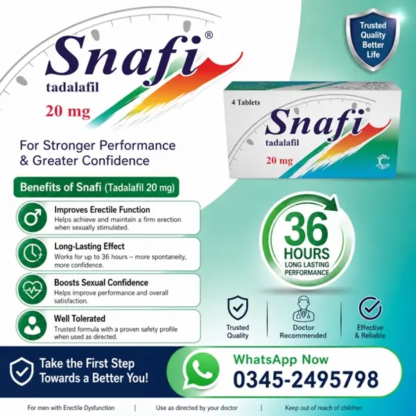 Snafi 20 MG Tablets in Pakistan