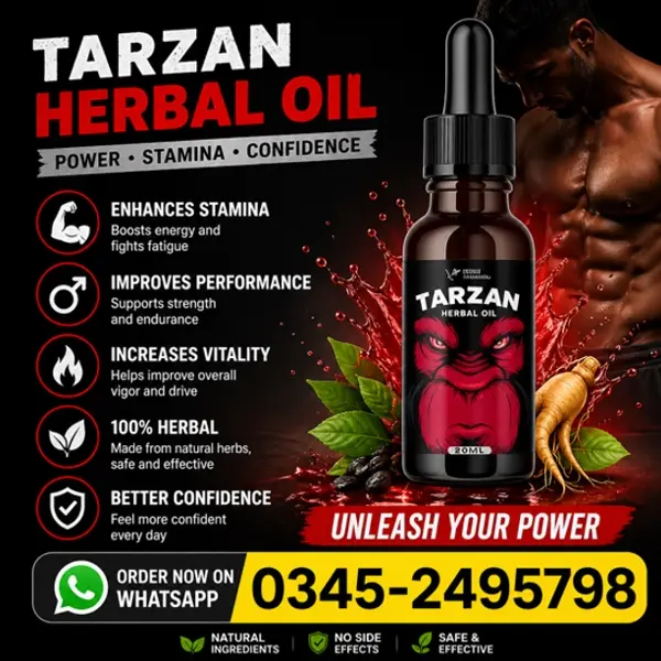 Tarzan Herbal Penis Enlargement Oil in Pakistan