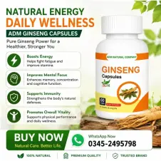 ADM Ginseng Capsules in Pakistan
