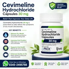 Cevimeline Hydrochloride 30mg Capsules in Pakistan