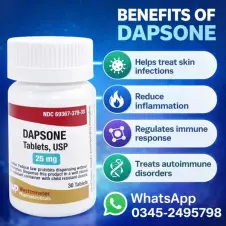 Dapsone Tablets USP 25 MG in Pakistan