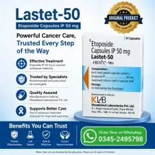 Etoposide Capsules IP 50mg in Pakistan