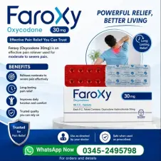 Faroxy Oxycodone 30 Mg Tablets in Pakistan