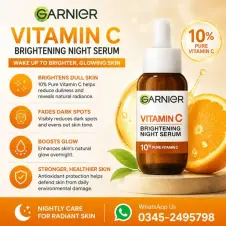 Garnier Vitamin C Brightening Night Serum in Pakistan