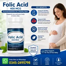 GNC Folic Acid 400 mcg in Pakistan